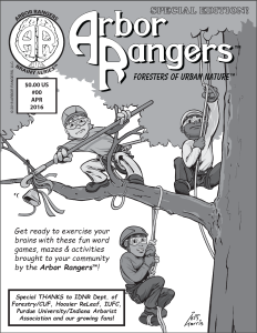 Arbor Rangers™ Brainy Series™ Activity pages promo issue
